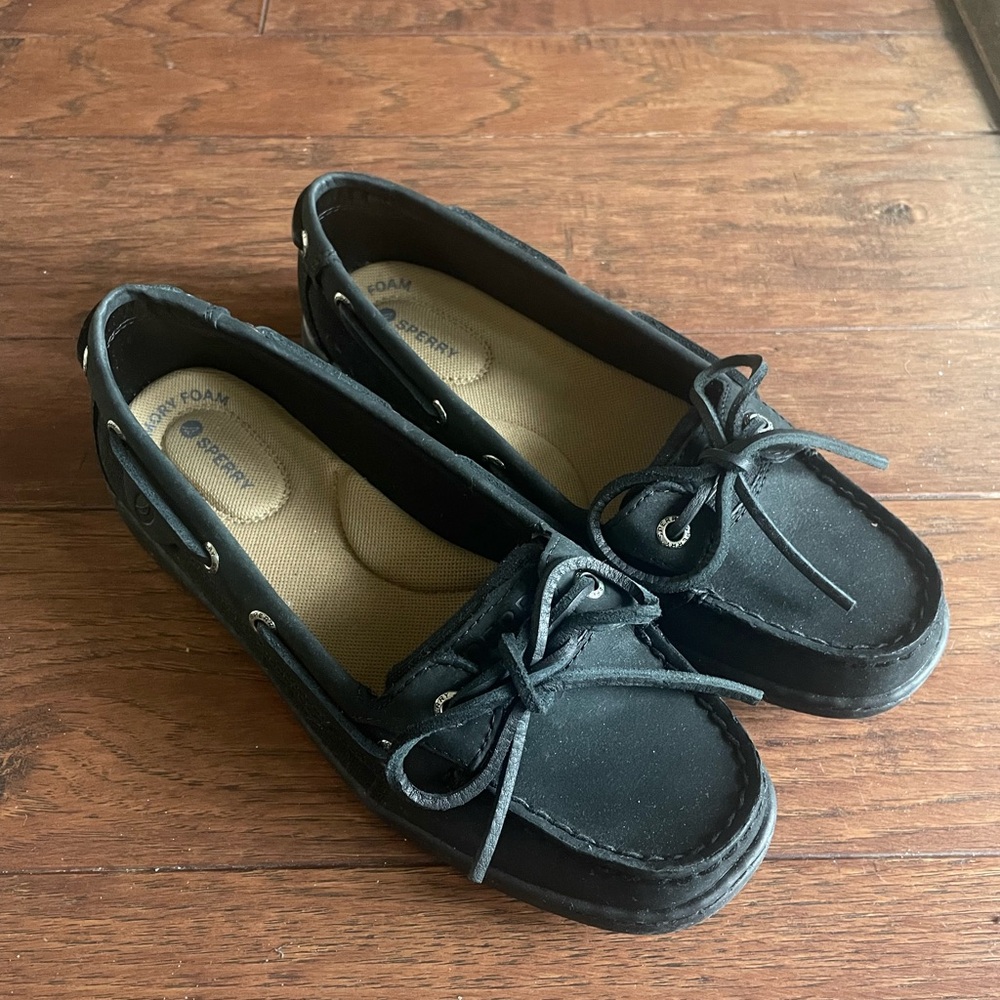 Black Women's Boat Shoes